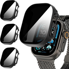 3-Pack for Apple Watch Ultra 3/2/1 49Mm Privacy Screen Protector Case, Anti-Pee