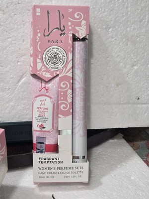 yara Pink perfume and hand cream. 30ml hand cream and 35ml perfume