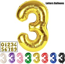 Happy Birthday Letters Balloons Banner Bunting Self Inflating Decoration Balloon