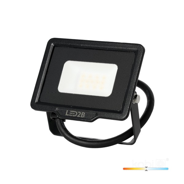 Kobi LED Fluter Strahler 10W 4000K Neutralweiß IP65 Schwarz 800Lm-image