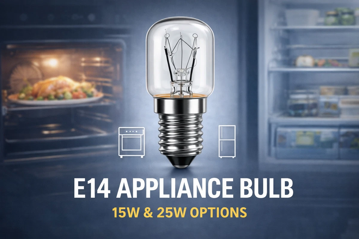Fridge Freezer Oven Appliance Bulb Pygmy Light Lamp 15w 25w SES E14 240v