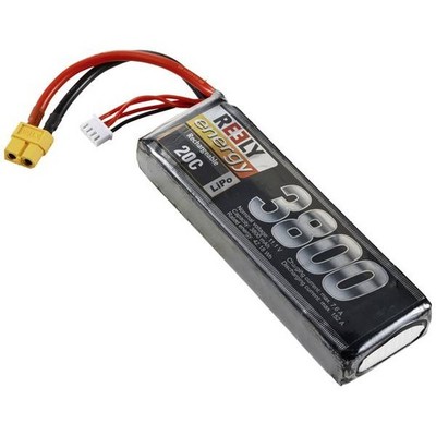 Reely RE-7845963 11.1V 3800mAh LiPo Rechargeable Battery Number of Cells: 3