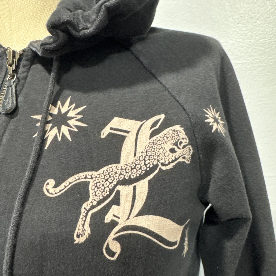 L.A.M.B. Suéter con Capucha Cremallera Completa Por Gwen Stefani Otoño 2006 S/M Calce Extra Ajustado Foto 2 de 4