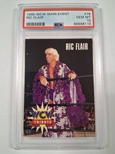 1995 Cardz WCW Main Event Ric Flair Wrestling Card PSA 9 Mint WWE WWF AEW NWA