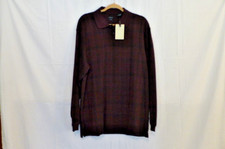 Van Heusen Studio Button Up Shirt Men's Plaid Long Sleeve Shirt NWT