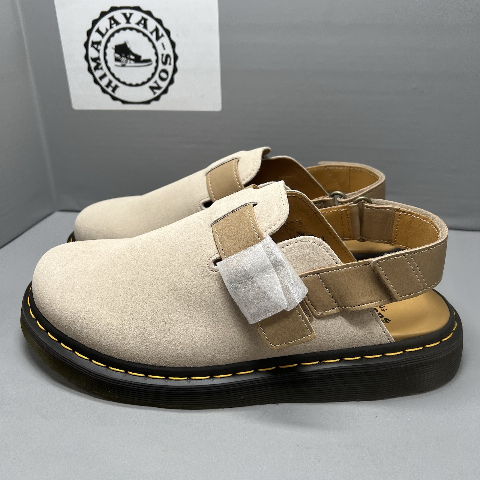 Dr. Martens Jorge II Sandals Parchment Beige Suede Men Sz 10  display picture 1
