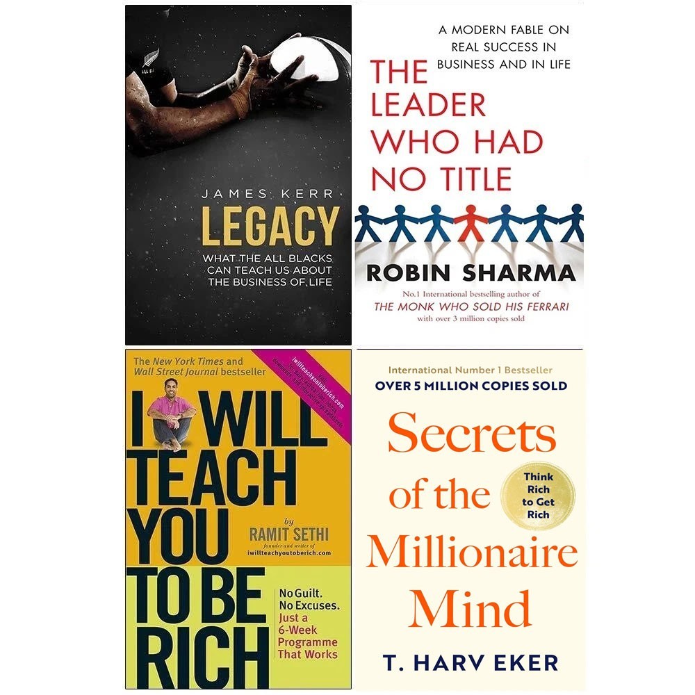 Legacy, Leader Who Had No, I Will Teach, Millionaire Mind 4 Books Collection Set - Image 3