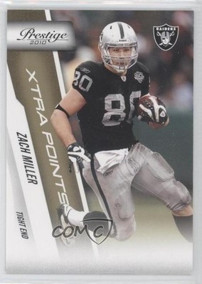 2010 Playoff Prestige Xtra Points Gold 48/250 Zach Miller #146 0f3