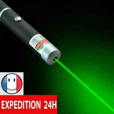 POINTEUR LASER VERT PUISSANT CLASS II 1mW LAZER POINTER GREEN STYLO LONGUE PORTE