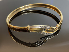 9ct hallmarked bracelet real gold vtg 9.17g 9 carat 9k