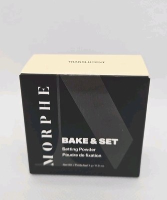 MORPHE BAKE & SET SETTING POWDER TRANSLUCENT Full Size New Boxed Sealed 