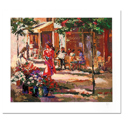 Mark King (1931-2014) ''Brasserie'' Hand signed limited edition serigraph