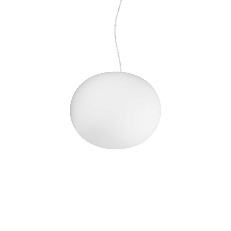 Ideal Lux Cotton SP1 D30 Sospensione 1 Luce E27 Bianco 297767