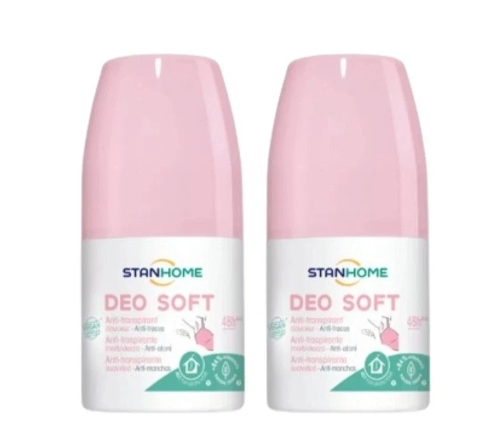 Stanhome Deo Soft 2 Pezzi Rool On x 50 ml