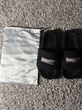 Size 42 10 US Balenciaga Fur Slides
