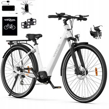 27.5 Zoll City E-bike 250W Mittelmotor Elektrofahrrad Pedelec 90km Damen/Herren