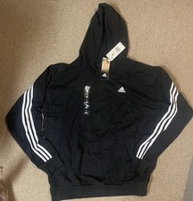 Black Adidas Hooded Sweatshirt New With Tags
