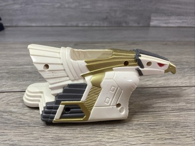 #ad #ad White Ranger Eagle Car Mighty Morphin Power Rangers MMPR 1995 Bandai Car Only $11.11