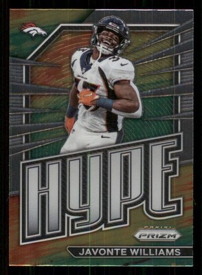 2022 Panini Prizm Hype #11 Javonte Williams