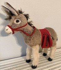 Asinus Steiff Donkey, RMS Mohair, Gold Steiff Button, No. 131