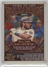 2023 Allen & Ginter Dual Rip Cards 9/24 Dansby Swanson Ryne Sandberg HOF qf6