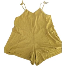 Jungmaven Hemp Romper Womens M Organic Cotton Hemp Sespe Beachy Relaxed READ