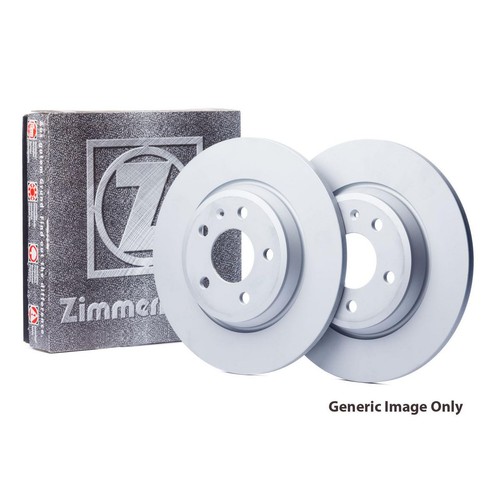 Zimmermann OE Coat Z Brake Rotor Pair 272mm Rear 400.6469.20 - Picture 3 of 3