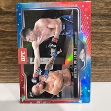 2025 Topps Chrome UFC Red & Blue Refractor Westin Wilson Rookie RC #108