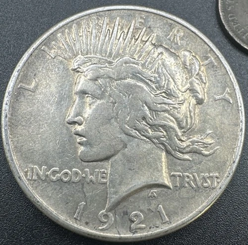 1921 High Relief Peace Silver Dollar XF Extremely Fine Condition