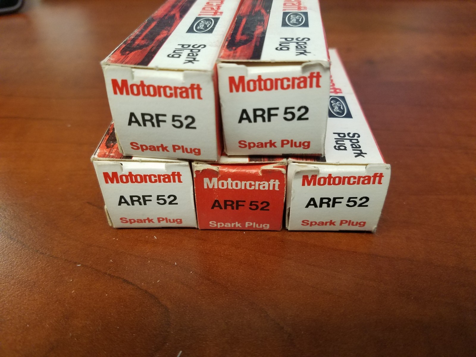Genuine Ford Motorcraft ARF52 Spark Plug NOS QTY:5