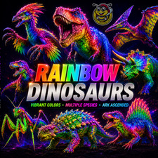 ?? RAINBOW-Top-Stat-Adult-PAIRS-Ark-Survival-Ascended-PvE-PC/XBOX/PS5-BusyBee