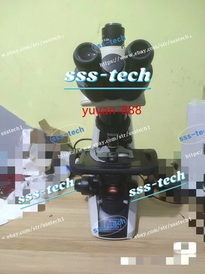1PC Nikon Microscope E200 LED with 4x, 10x, 40x, and 100x Oil P1283D YL#sss