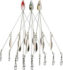 3 Pack Alabama Rig 5 Arms 4 Blades Umbrella Rig Fishing 21.5Cm Fish Lures Bait