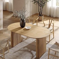Maru Round 6-8 Seater Extending Oak Pedestal Dining Table from Daals