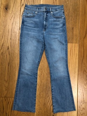 VERONICA BEARD DAMEN BLAU CAROLINA ANKLE SKINNY FLARE HIGH RISE JEANS W31 X L28
