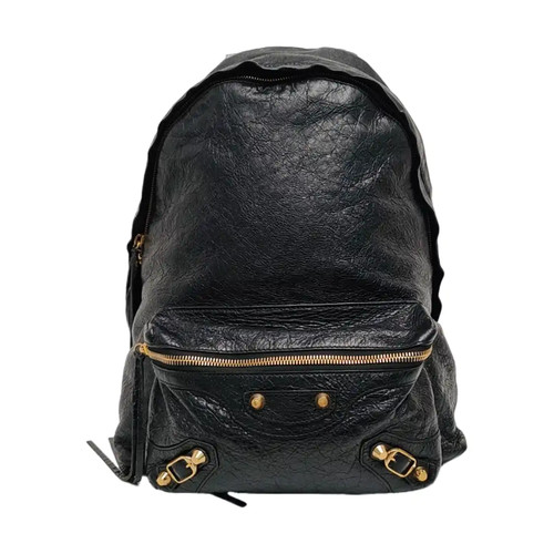 BALENCIAGA Classic City Backpacks Suede Black Free Shipping | Duties Paid