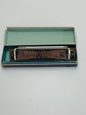 Vintage The Bandmaster De Luxe Harmonica Made in German 
