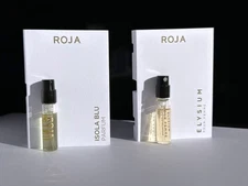 ROJA Sample Set Isola Blue + Elysium Pour Femme 2ml Each / roia london dove ex