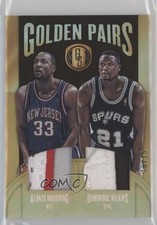 2016 Panini Gold Standard Black 15/15 Alonzo Mourning Dominique Wilkins HOF 0c3