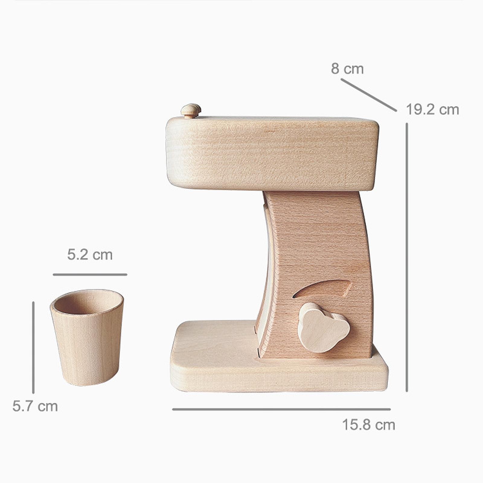 Set da gioco macchina da caffè in legno foto 3