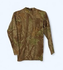 Under Armour Shirt Mens LARGE Mossy Oak Camo Thermal Base Layer ColdGear Hunting