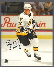 Bryan Smolinski signed Boston Bruins color 8 x 10 photo