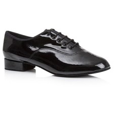 Freed of London - Herren Tanzschuh SMOOTH - Lack Schwarz - EU 46