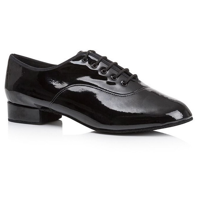 Freed of London - Zapato de baile para hombre SMOOTH - lacado negro - EU 46