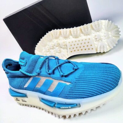 Adidas NMD S1 US 12 Men's Teal Off White Retro Boost Lifestyle Rare   HQ4437 New