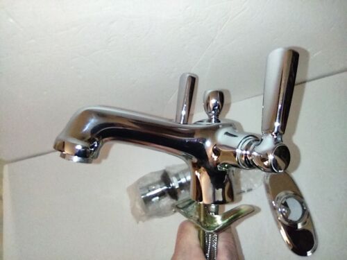 Kohler Bancroft Monoblock Bathroom Faucet K-10579-4-CP in Polished Chrome 1 or 3 - Picture 3 of 18
