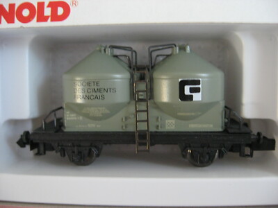 W268* Arnold N 4515 - 12 Silowagen 2-achsig ''Ciment Francais'' SNCF OVP NEUwertig