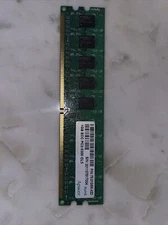 1 x AU01GE667C5KBGC Apacer 1GB PC2-5300 DDR2-667MHz non-ECC Unbuffered CL5