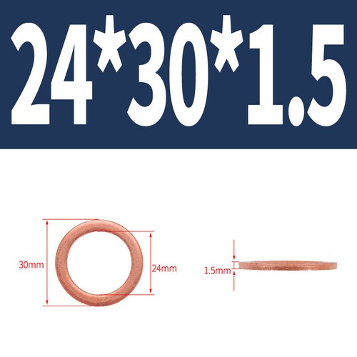 Arandelas métricas de sellado de cobre anillos junta plana forma A DIN 7603 A 3 mm ~ 68 mm - Imagen 111 de 128