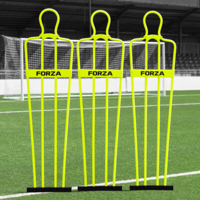 Mannequin De Football Gonflable FORZA Pro | Bustes Pour Entraînement Coups Francs – Junior (175cm) Ou Sénior (205cm) Avec Base Lestée